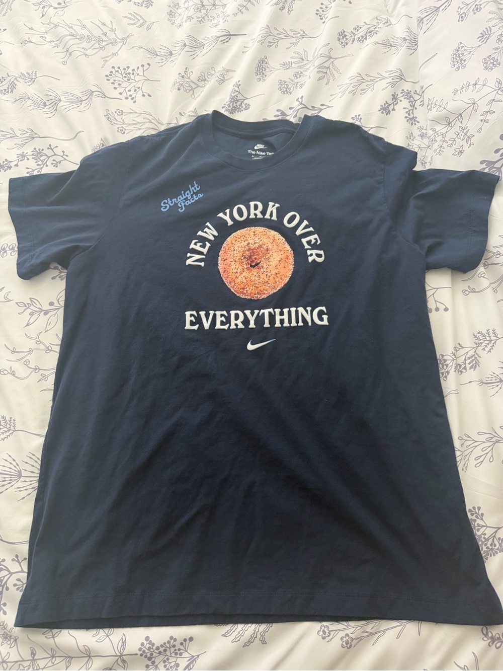 Nike Men’s Navy Graphic 'New York Over Everything' Tee